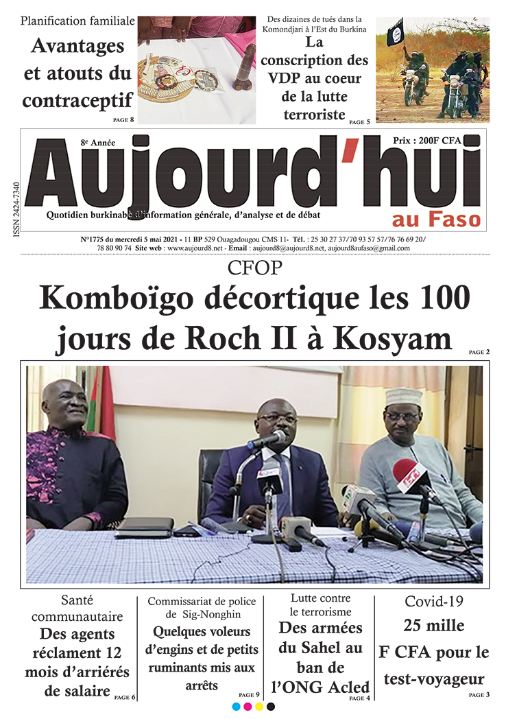 A la Une du 5 mai 2021