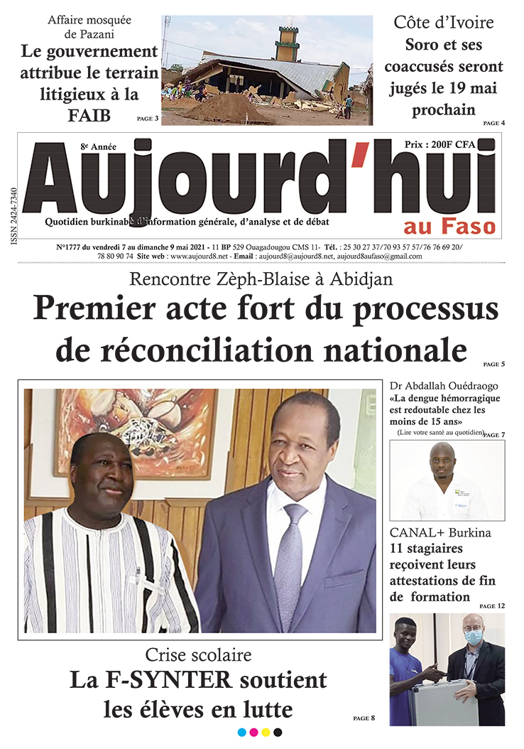 A la Une du 7 mai 2021