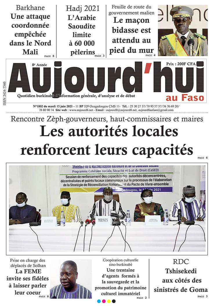 A la Une du 15 juin 2021