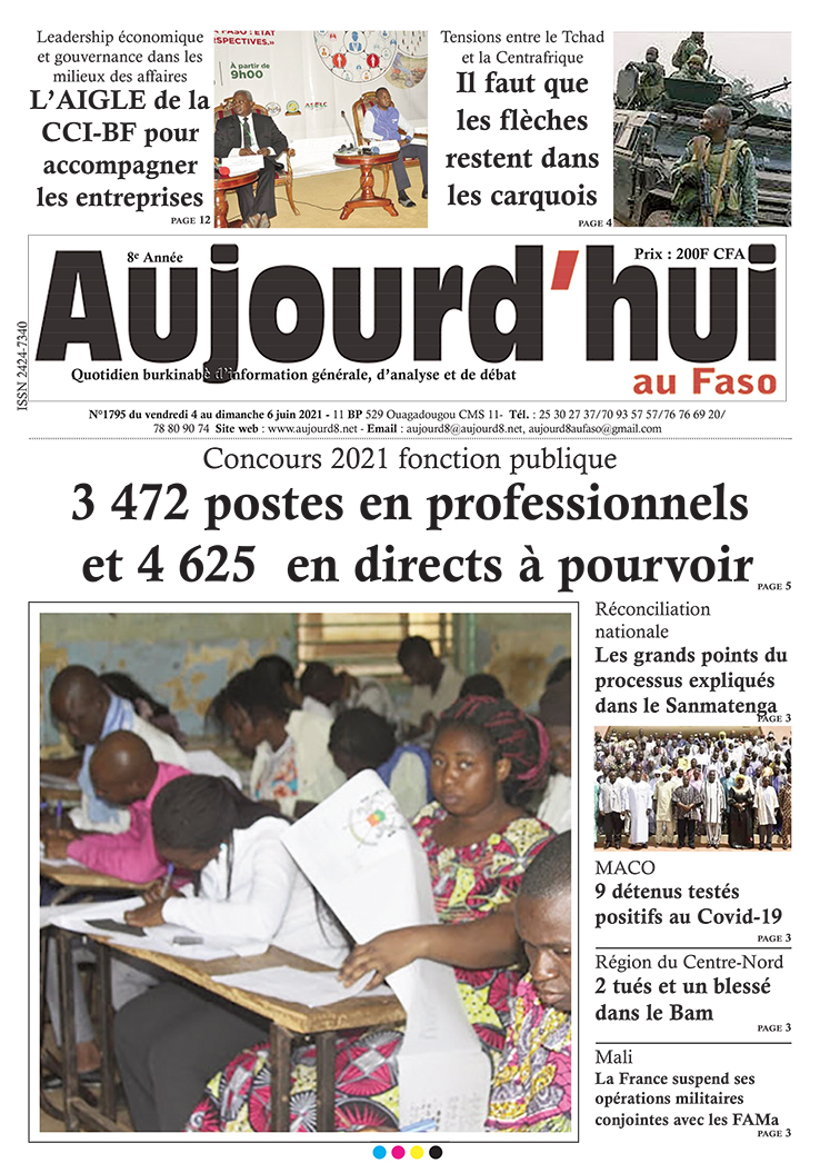 A la Une du 4 juin 2021