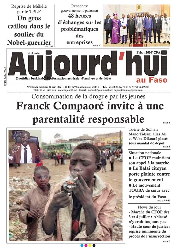 A la Une du 30 juin 2021