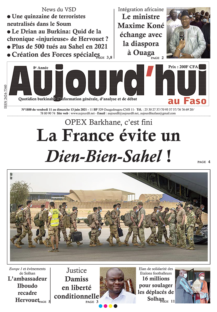 A la Une du 11 juin 2021