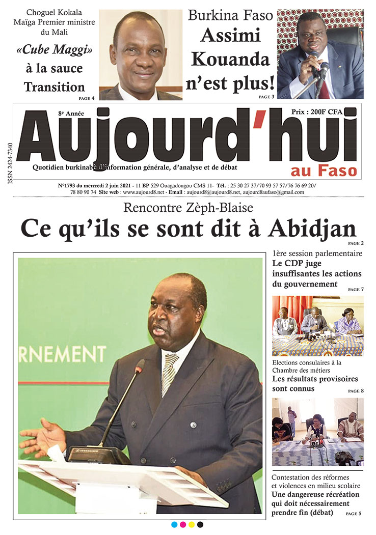 A la Une du 2 juin 2021