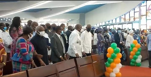 Côte d’Ivoire : Laurent Gbagbo assiste à une messe d’action de grâce