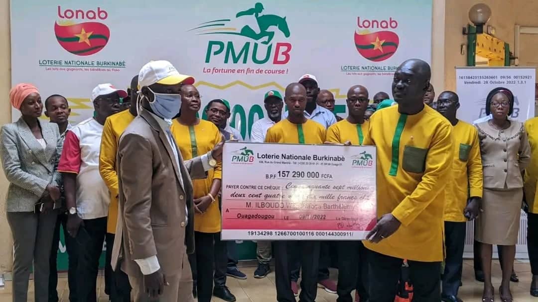 PMU’B : W. Barthélémy Ilboudo empoche la somme de 157 290 000 F CFA