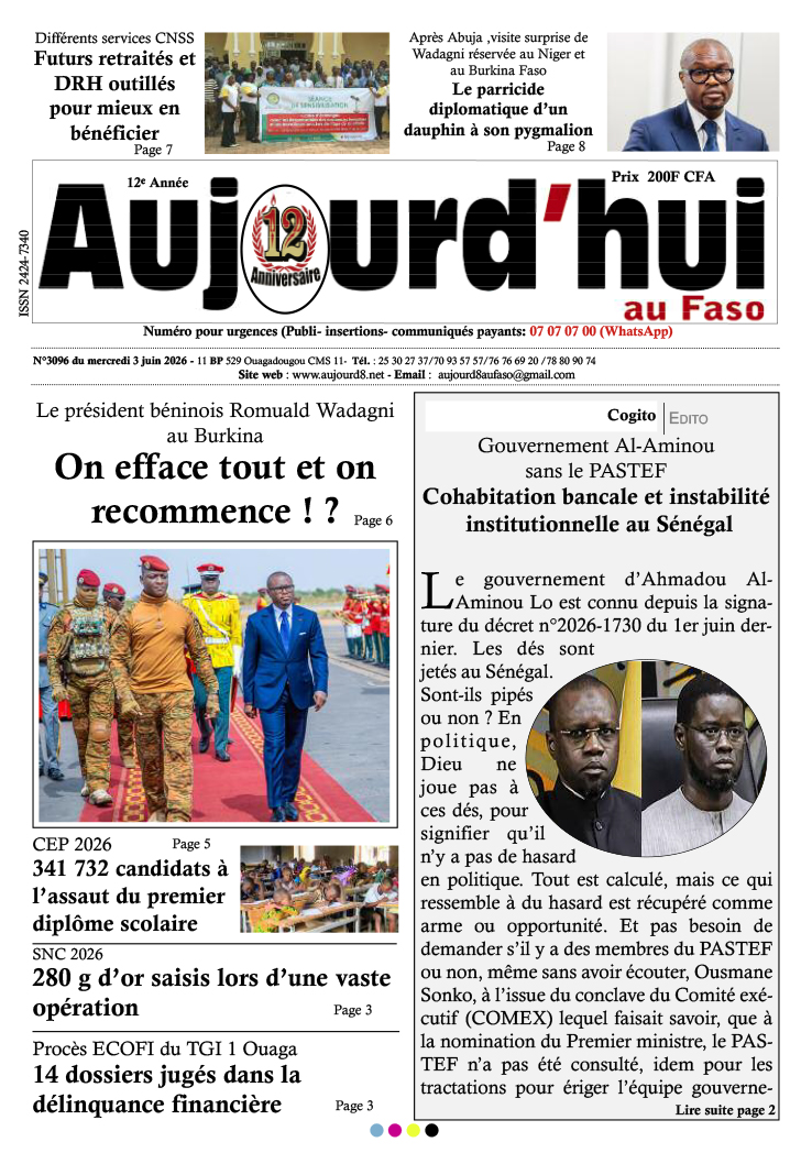 A la Une