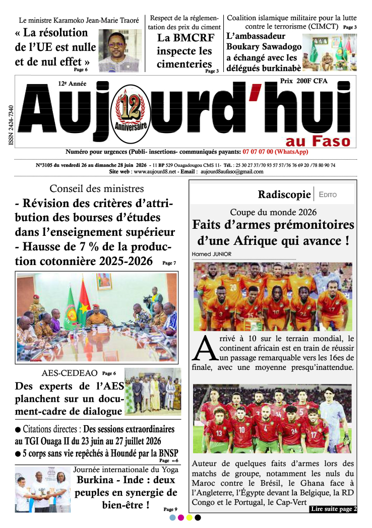 A la Une
