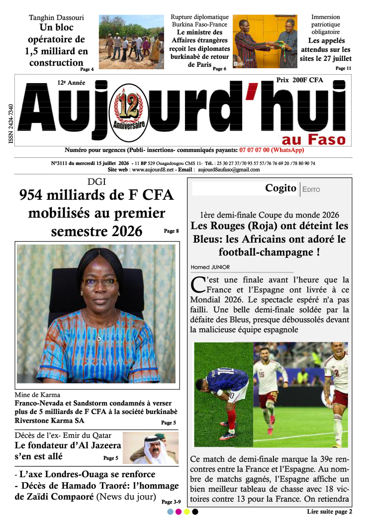A la Une