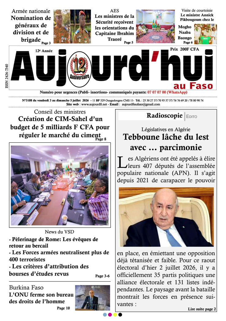 A la Une