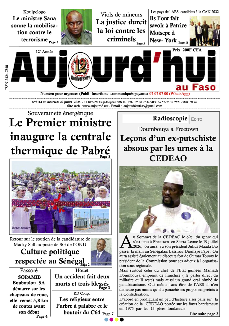 A la Une