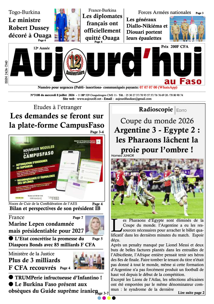 A la Une