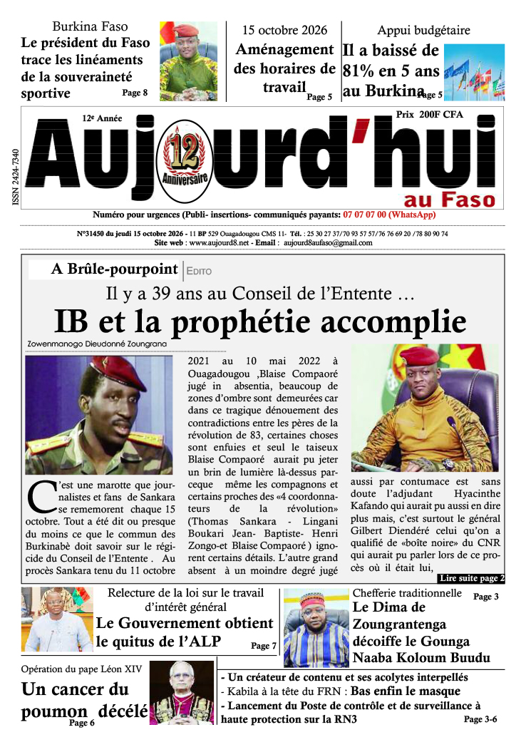 A la Une